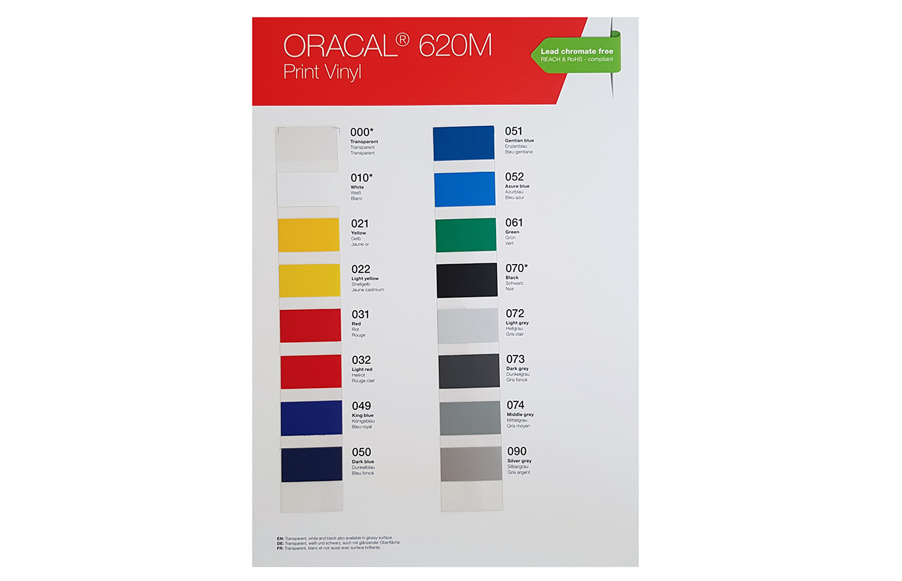 Farbkarte ORACAL® 620