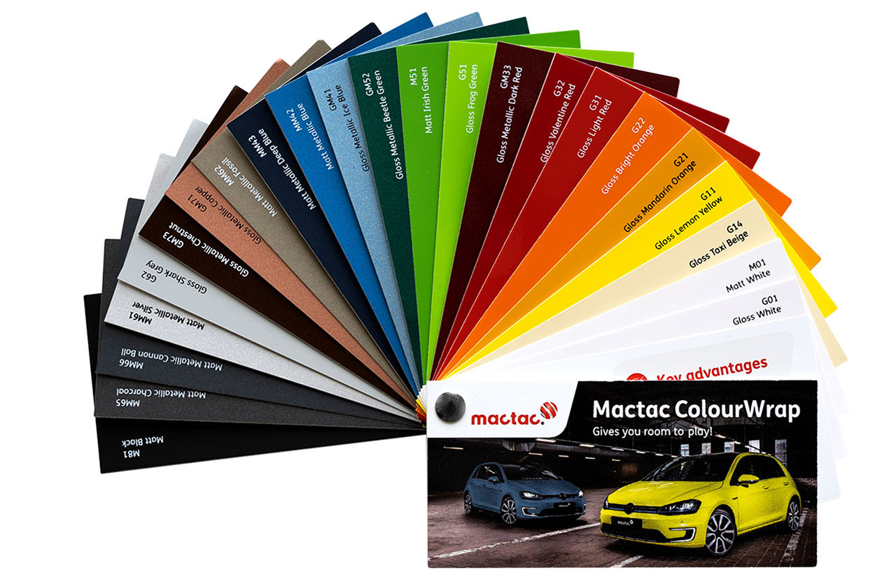 Farbfächer Mactac ColourWrap