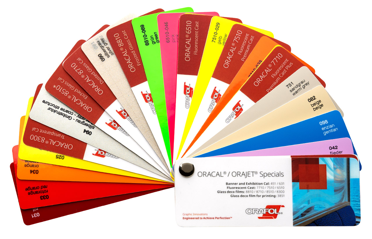 Farbfächer ORACAL® 451/631/7510/6510/8810/8510