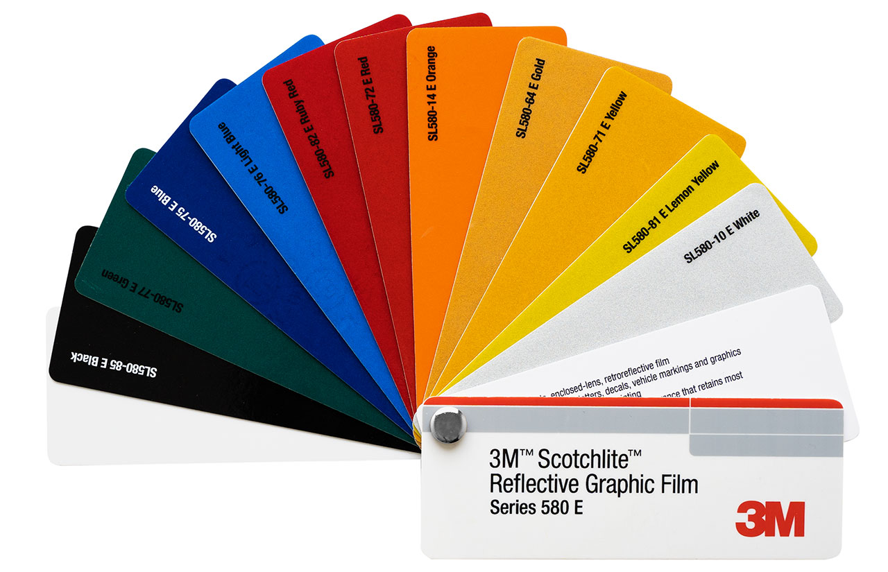 Farbfächer 3M™ Scotchlite™ Serie 580