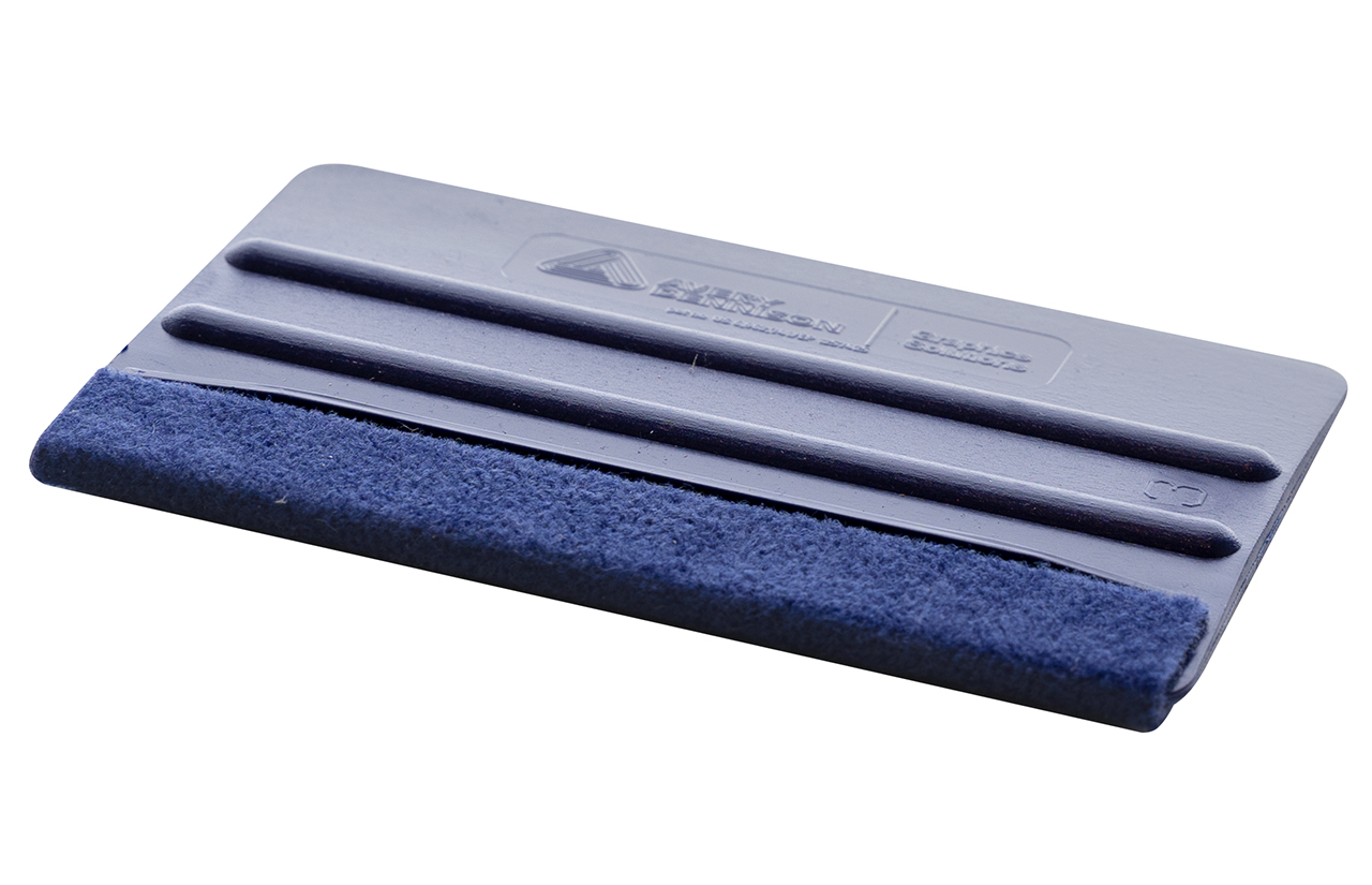 Avery Verkleberakel Blau mit Filzkante