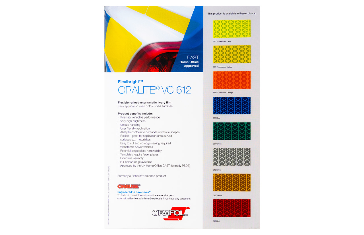 Oralite Farbkarte VC 612 Flexibright