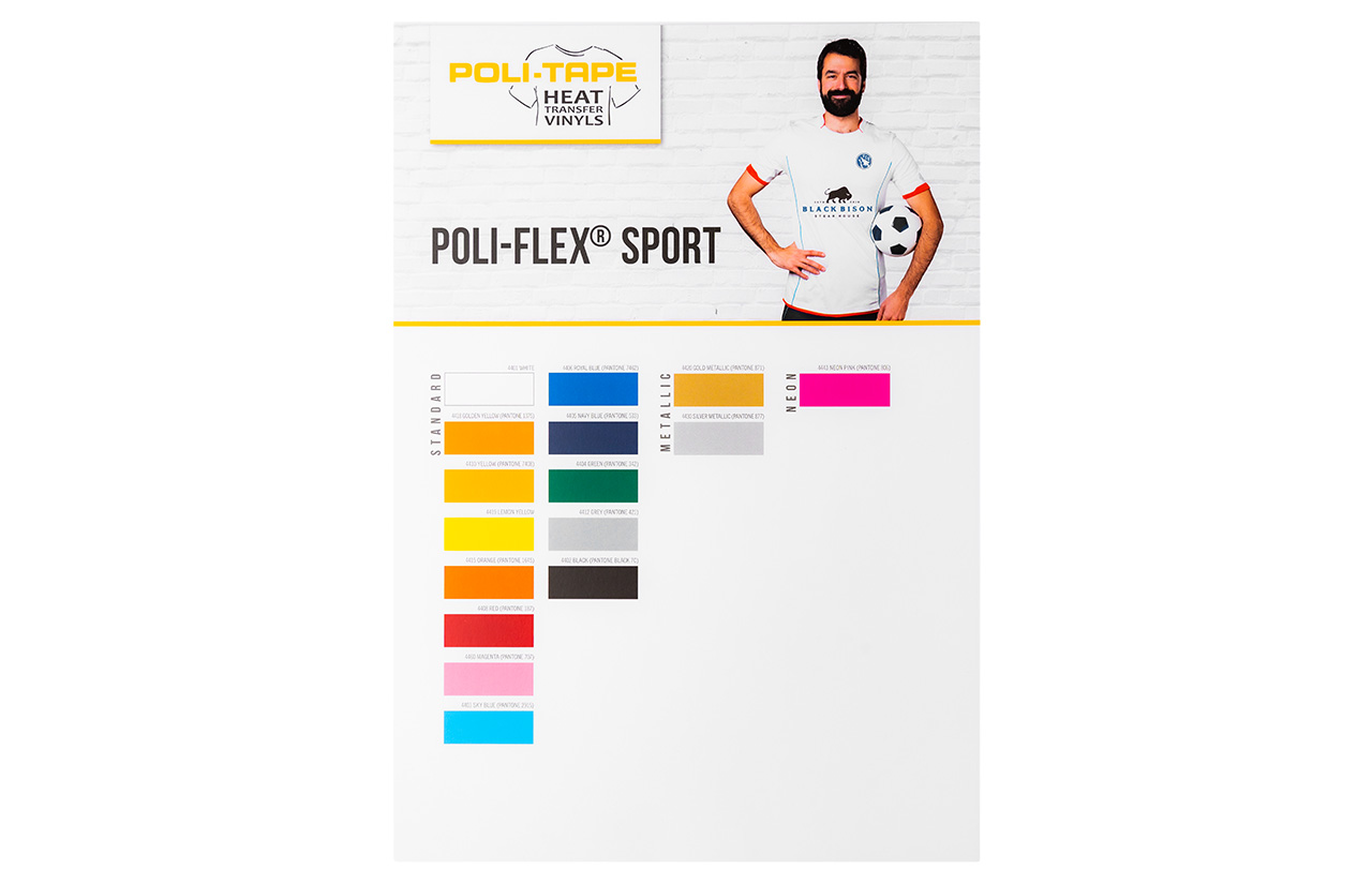Poli-Tape Farbkarte Flex Sport