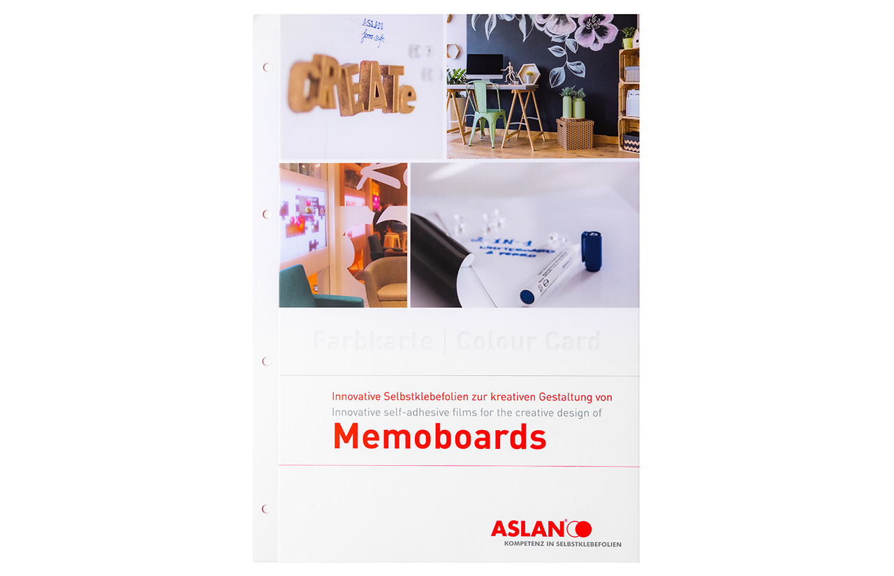 Farbkarte ASLAN Memoboards