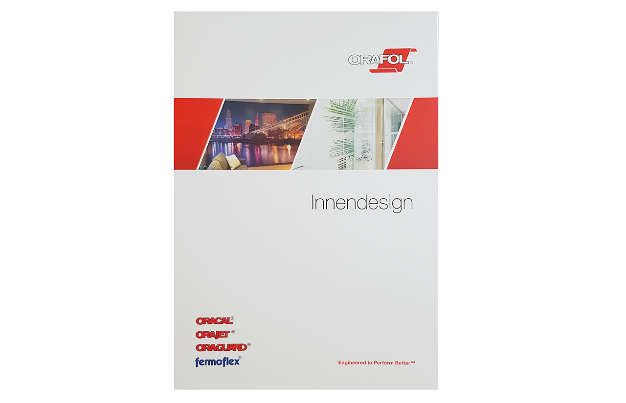 Infobroschüre Orafol Innendesign