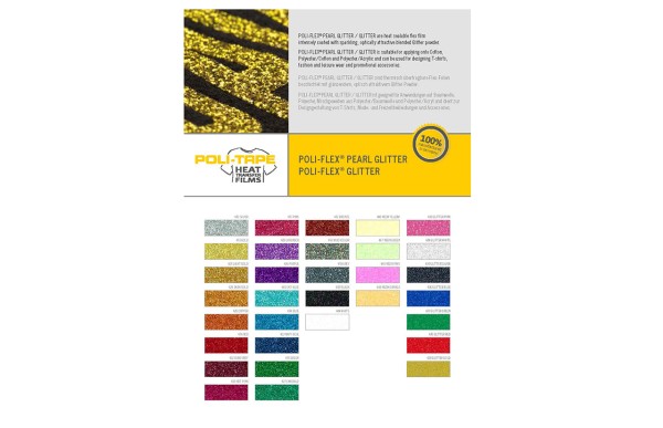 Farbkarte POLI-FLEX® Pearl Glitter