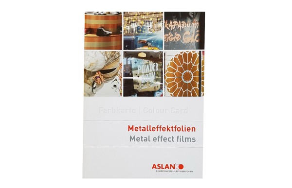 Farbkarte ASLAN Metalleffektfolien