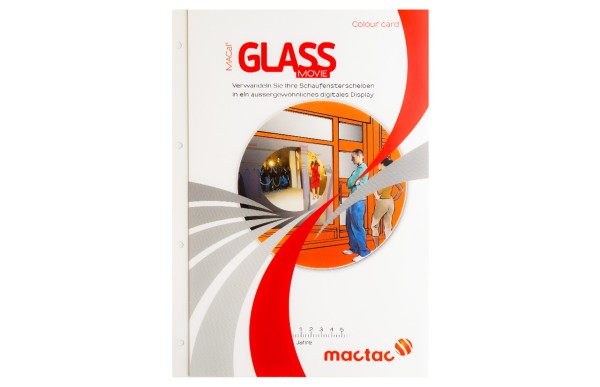 Mactac Farbkarte Glass Movie